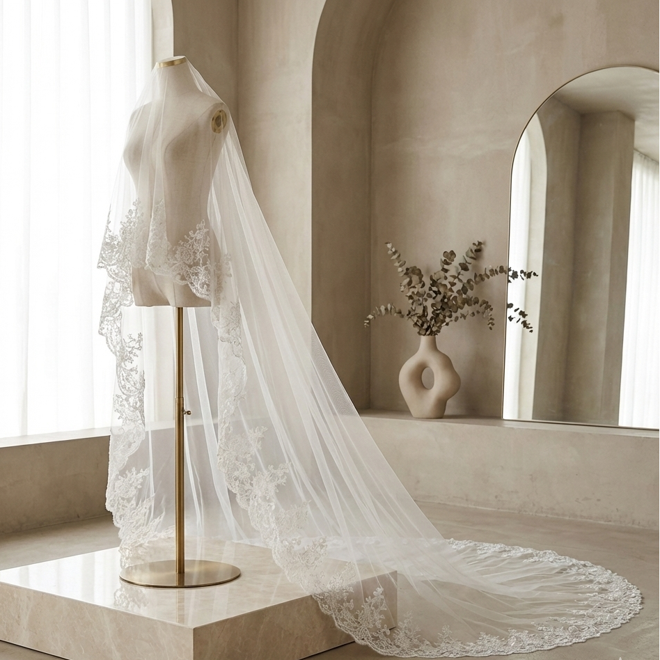voile mariée tulle dentelle