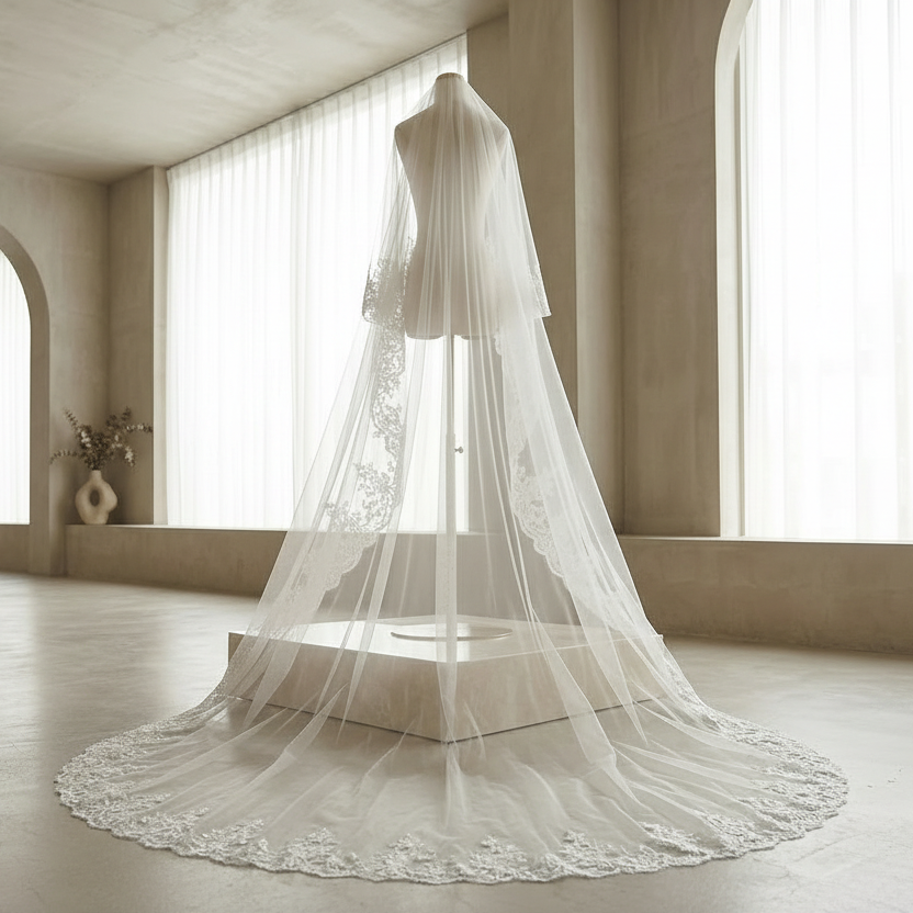 voile mariée tulle dentelle