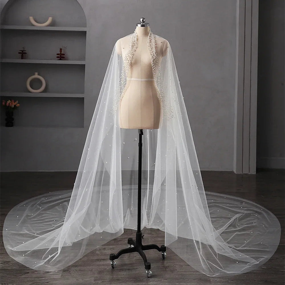 Voile à bande perlée